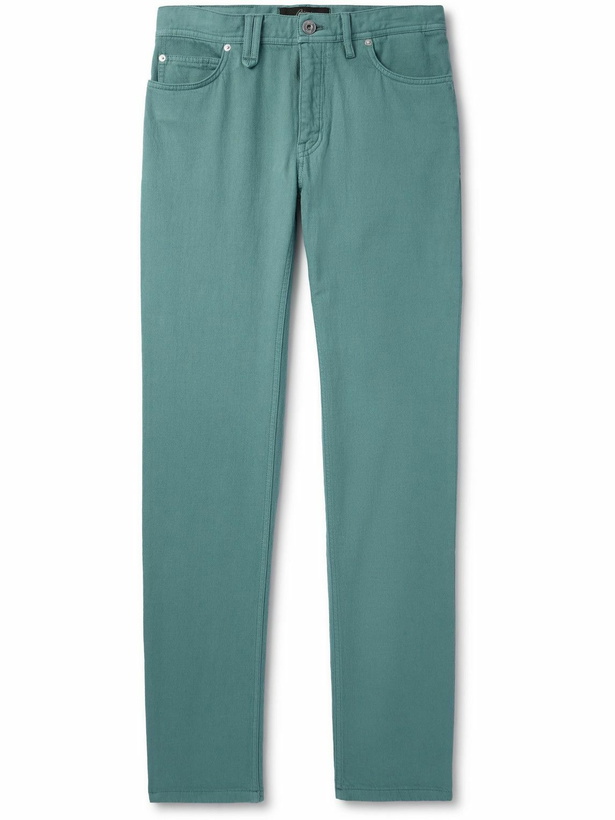 Photo: Brioni - Meribel Slim-Fit Straight-Leg Jeans - Blue