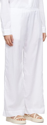 LESET White Yoko Pocket Trousers