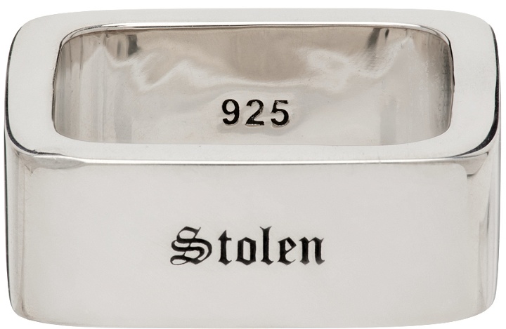 Photo: Stolen Girlfriends Club Silver Old English Link Ring