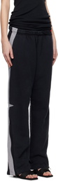 GREG ROSS Black Coast Sweatpants