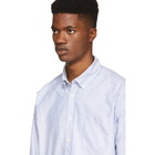 Noah NYC Blue and White Oxford Shirt