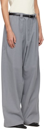 WILLY CHAVARRIA Gray Toluca Trousers