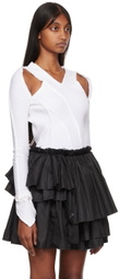 Talia Byre White Cutout Blouse