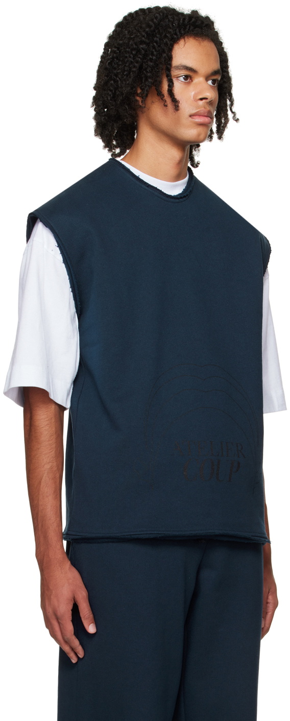 ABAGA VELLI Navy Court Tank Top