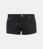 Dolce&Gabbana Low-rise denim shorts