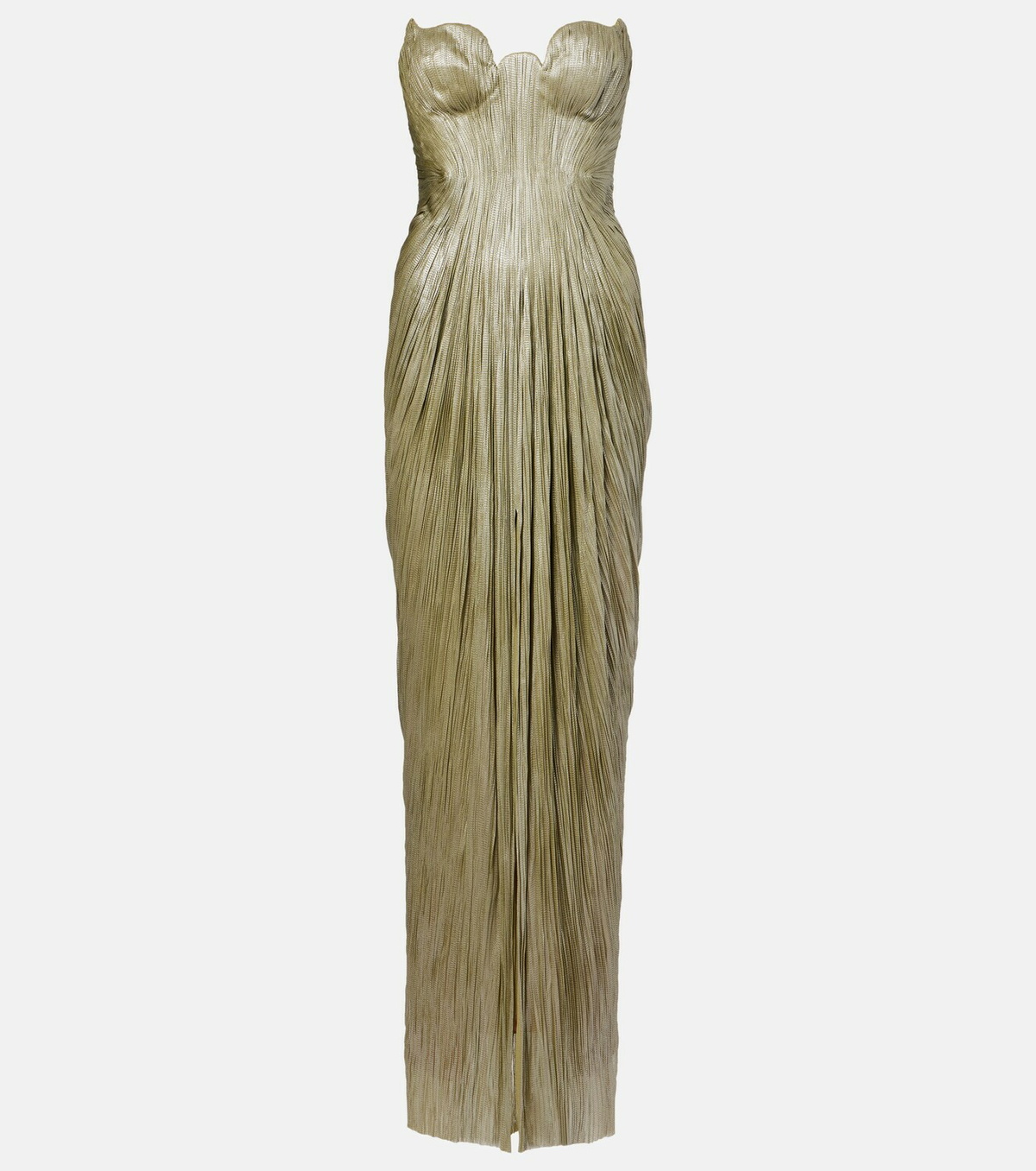 Maria Lucia Hohan Jasleen strapless silk tulle corset gown