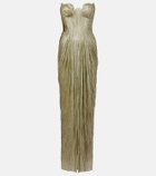 Maria Lucia Hohan Jasleen strapless silk tulle corset gown