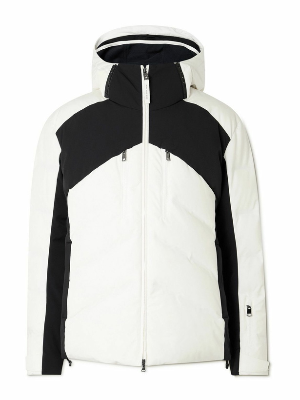 Photo: BOGNER - Jervis-D Panelled Quilted Shell Hooded Down Jacket - White