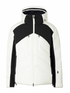 BOGNER - Jervis-D Panelled Quilted Shell Hooded Down Jacket - White
