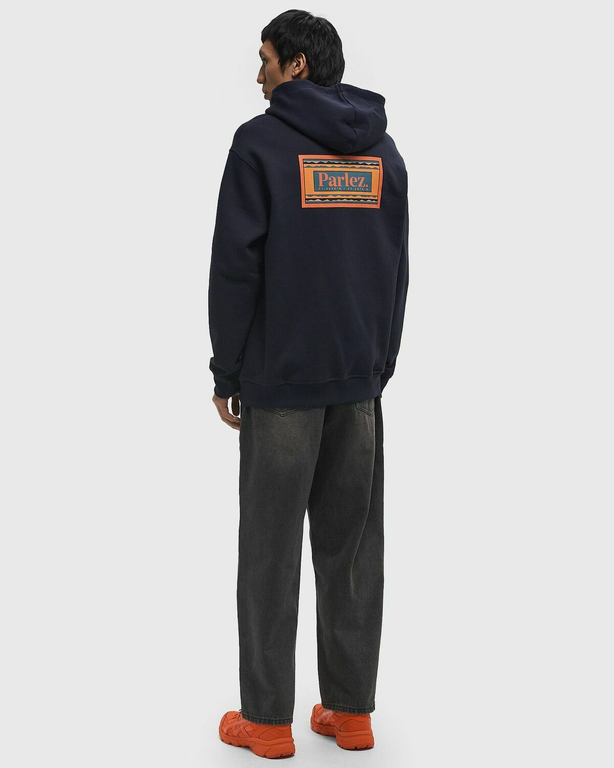 Parlez Uintah Hoodie Blue Mens Hoody