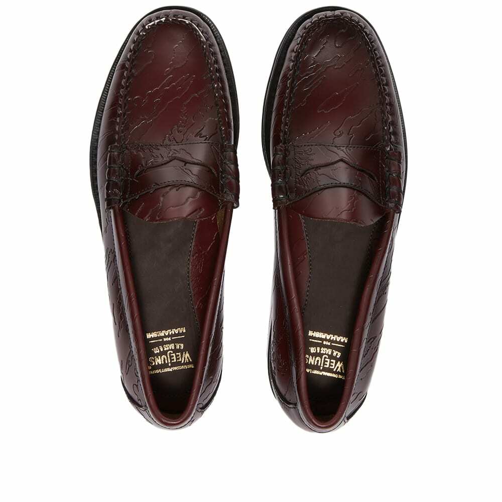 Bass Weejuns Men's GH Bass x Maharishi Larson Penny Loafer in Wine Leather