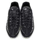 Nike Black and Green Air Max 95 Sneakers