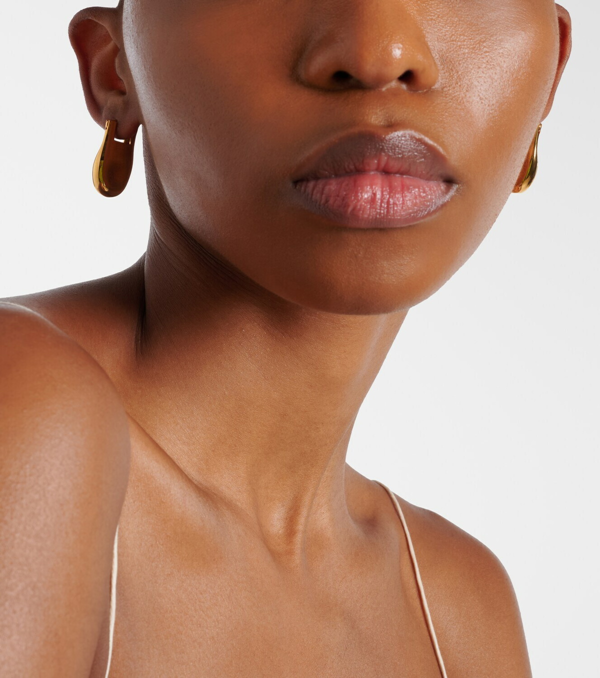 Khaite Keefe 18kt gold-plated earrings