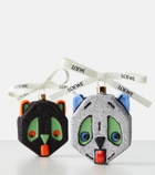 Loewe x Louis Wain glitter glass ornament