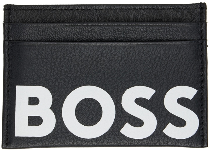 Photo: Boss Black Leather Card Holder