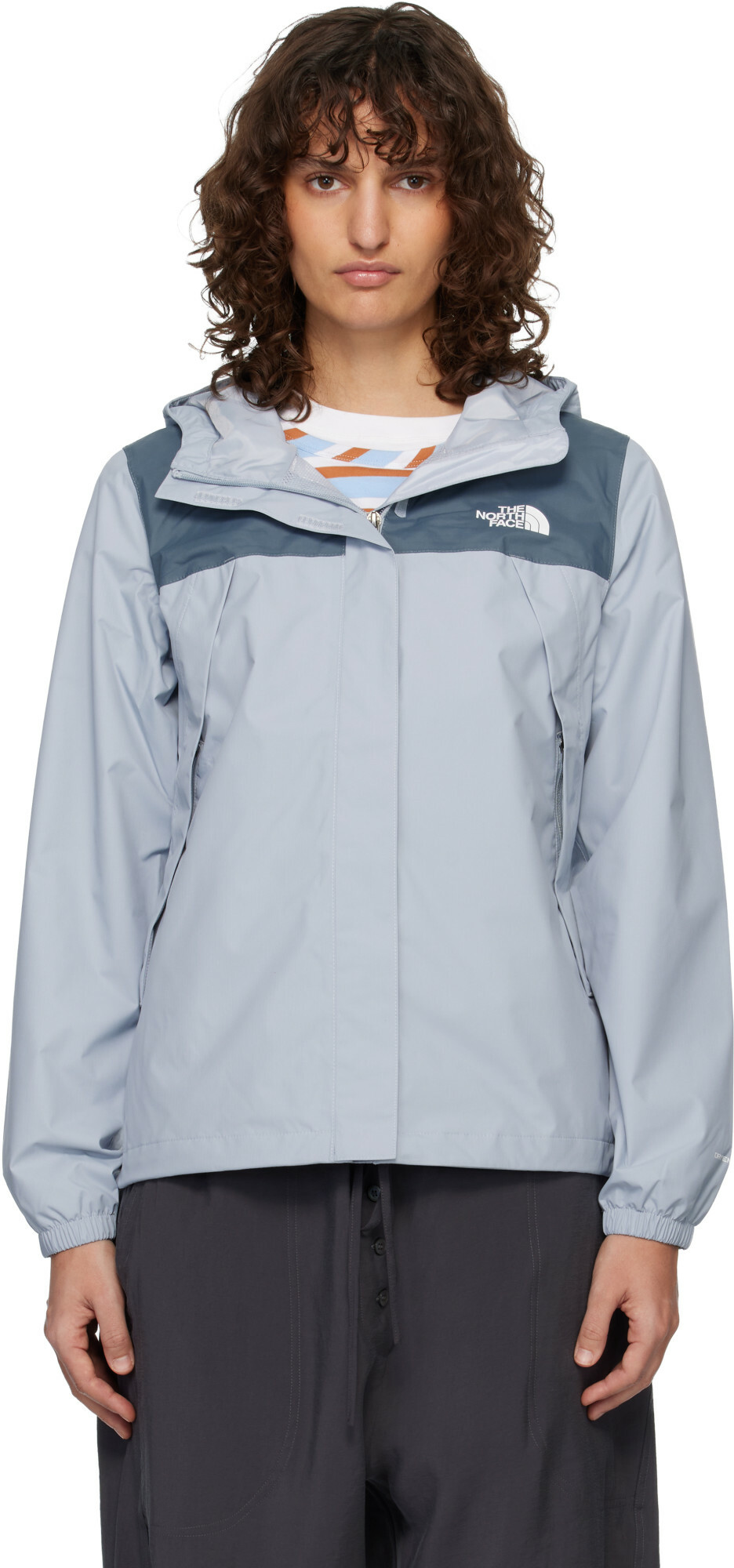 The North Face Blue Antora Rain Jacket