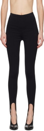 WARDROBE.NYC Black Stirrup Leggings