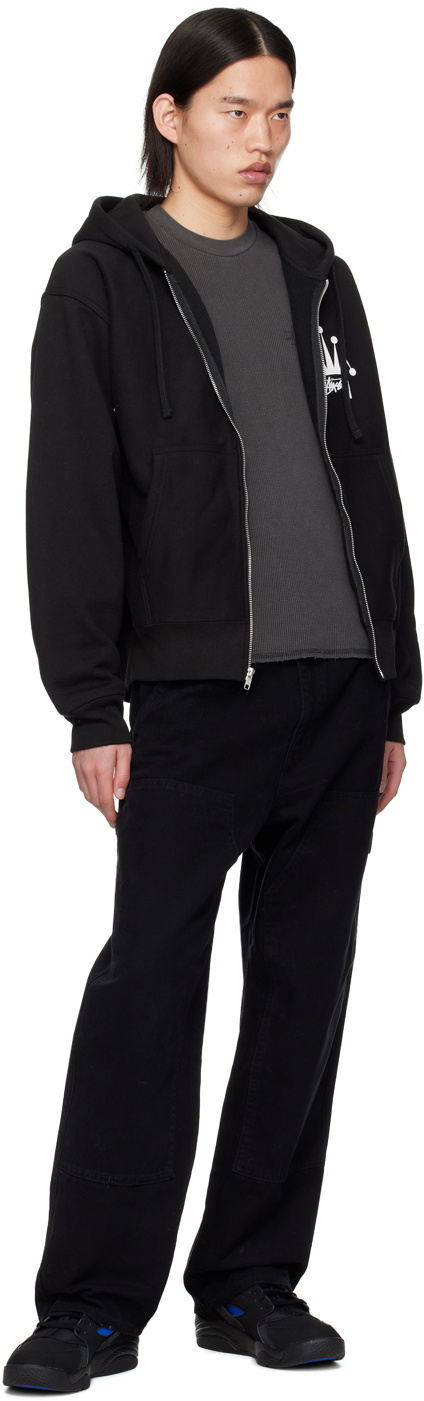 Stüssy Black Regal Crown Hoodie Stussy