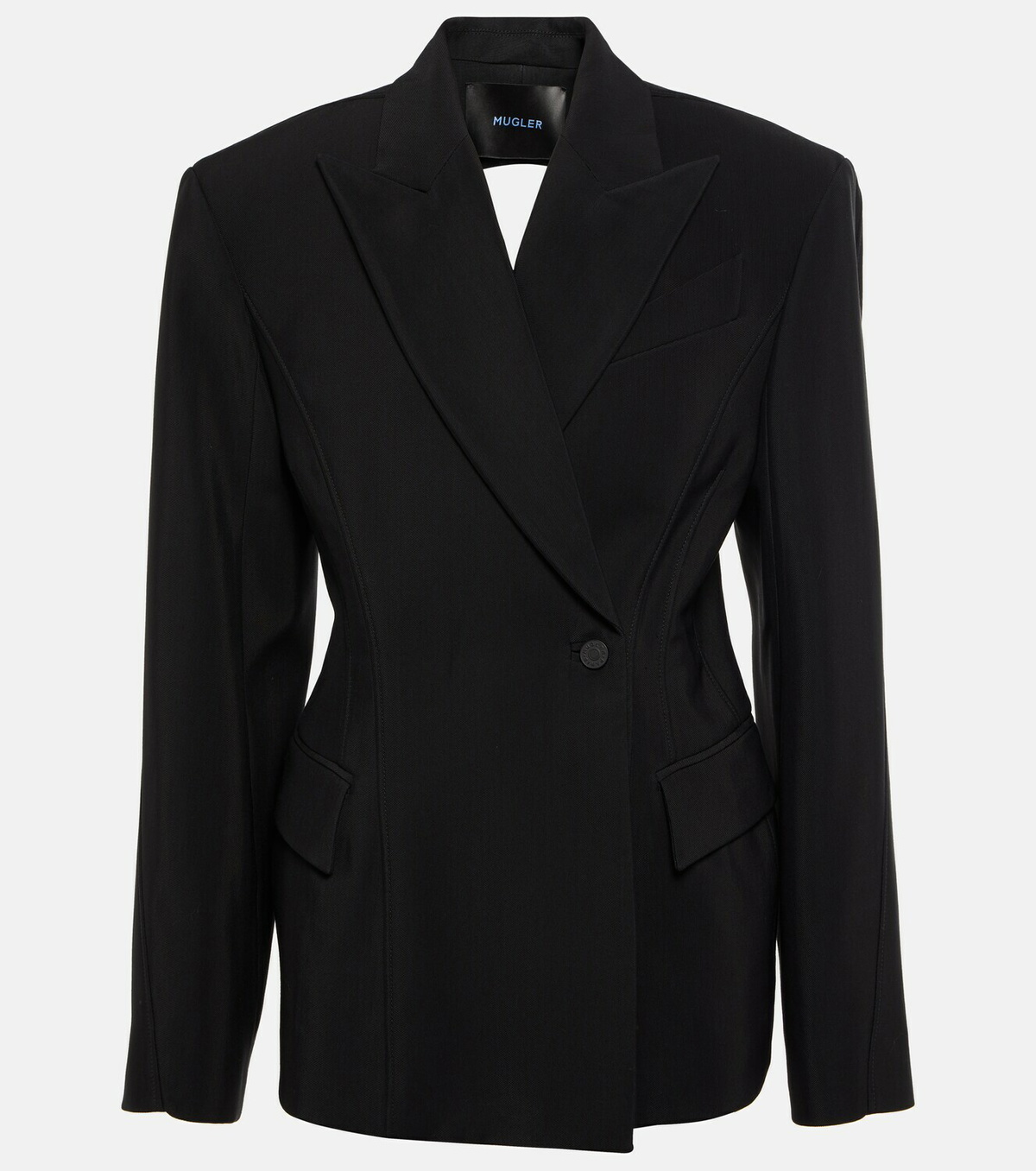 Mugler - Open-back blazer