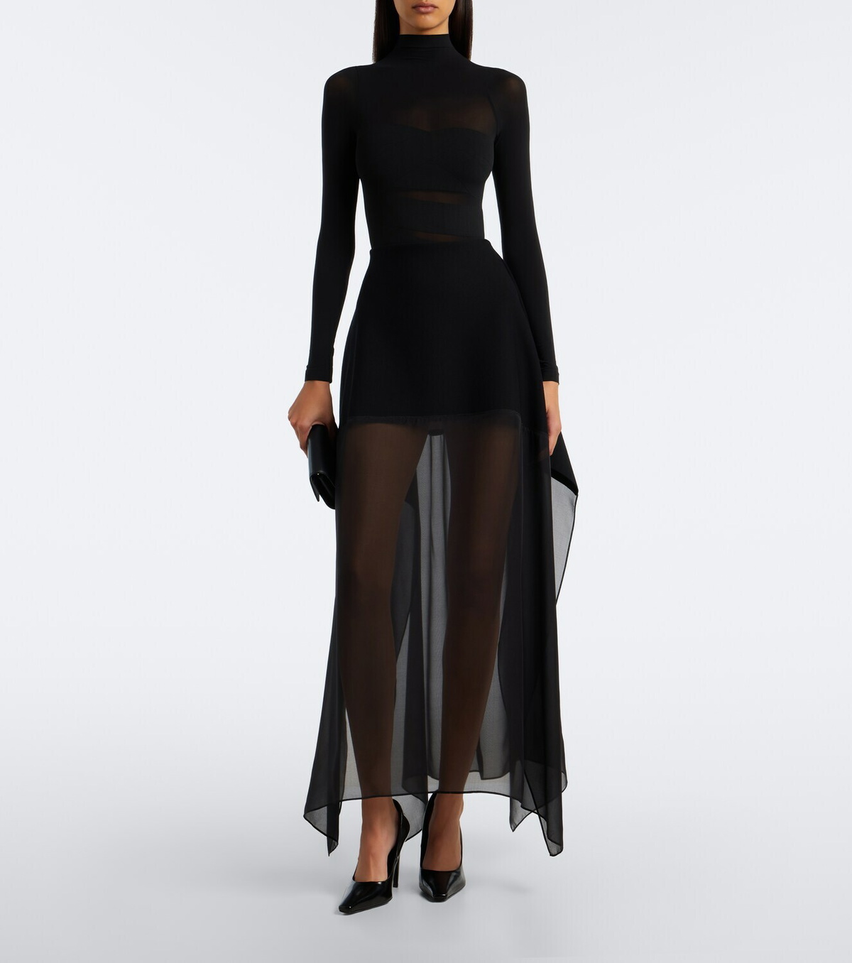 Wolford Infinite Wrap sheer bodysuit