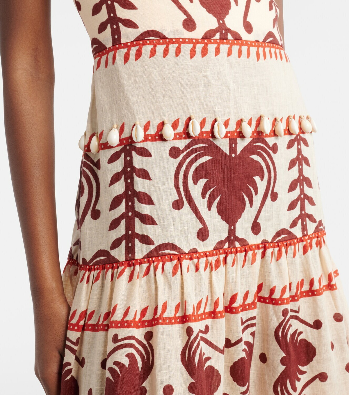 Johanna Ortiz Another Chance printed linen maxi dress