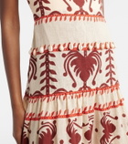 Johanna Ortiz Another Chance printed linen maxi dress