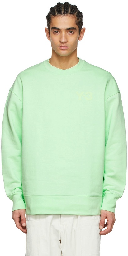 Photo: Y-3 Green Cotton Sweatshirt