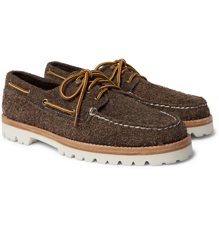 Photo: Sperry - Authentic Original Brushed-Suede Boat Shoes - Brown