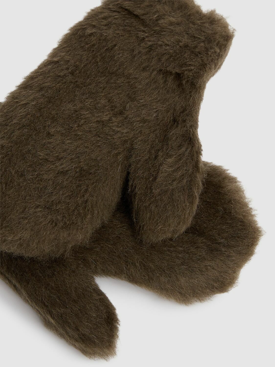 MAX MARA Lvr Exclusive Ombrato Teddy Gloves