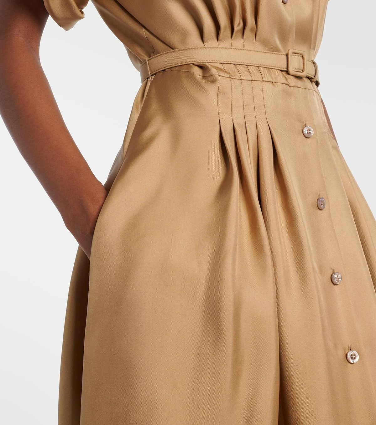 Ralph Lauren Collection Silk satin midi dress