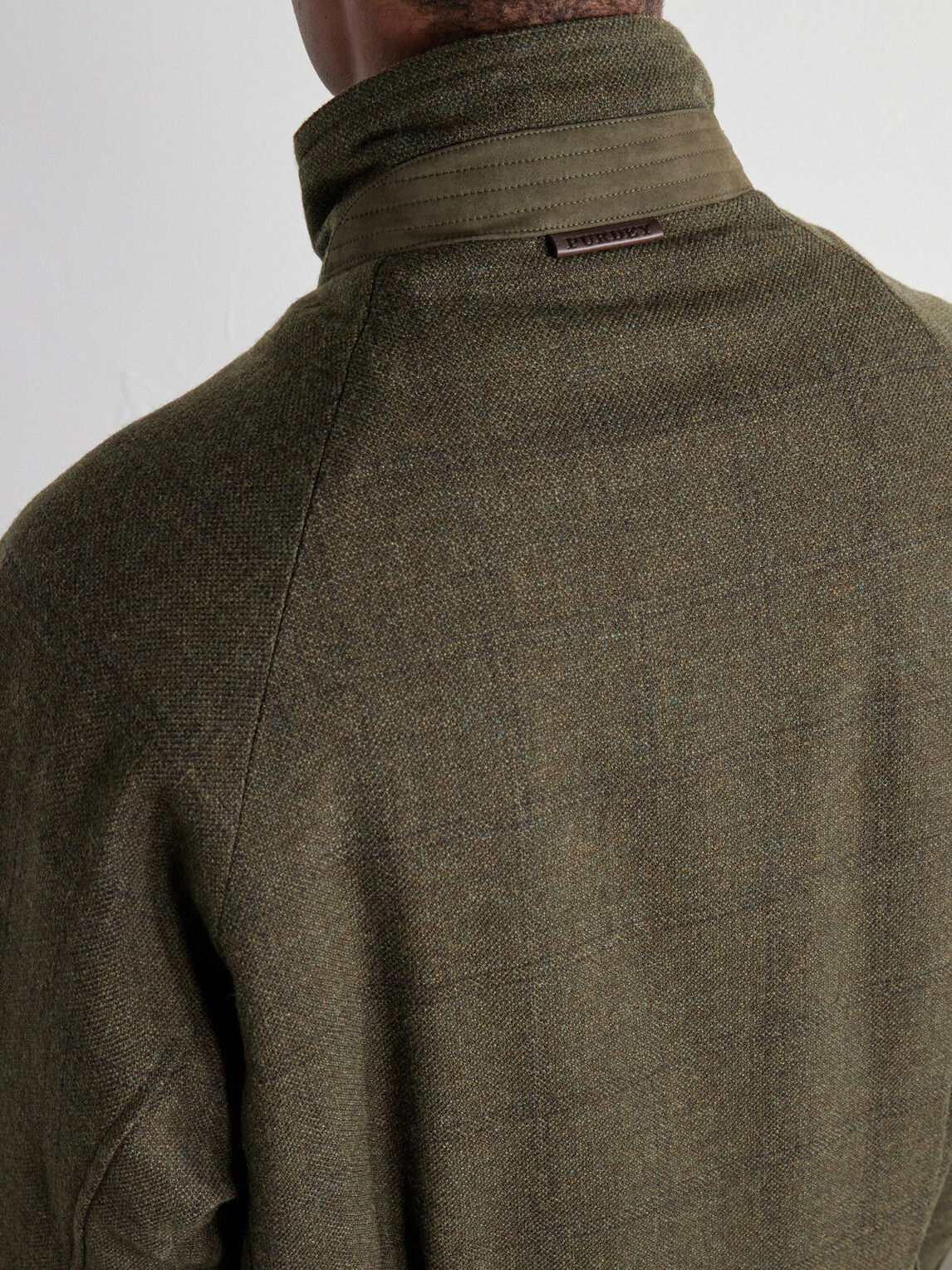 Purdey - Checked Wool-Tweed Field Coat - Green