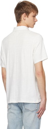 rag & bone White Flame Polo