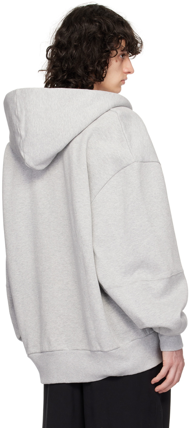 LGN Louis Gabriel Nouchi Gray Patch Hoodie