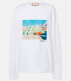 Plan C Printed cotton jersey T-shirt