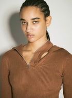 Y/Project Pinched Shoulder Rib Sweater