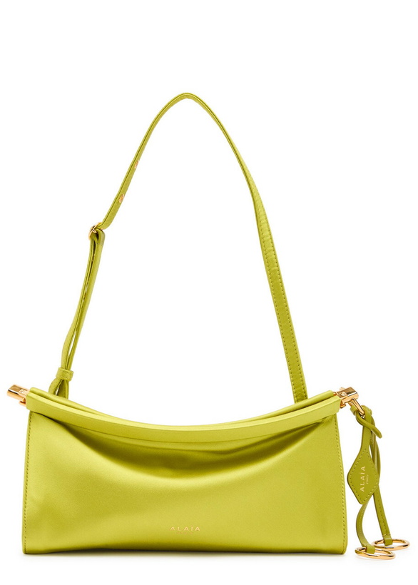 Photo: Alaïa Le Click Satin Shoulder bag - Green - One Size