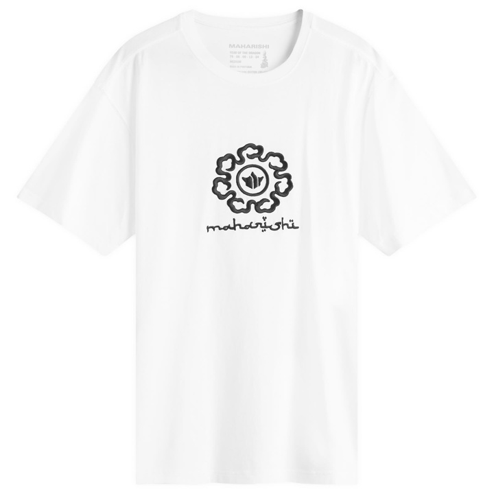 Photo: Maharishi Men's Spiral Temple T-Shirt in White
