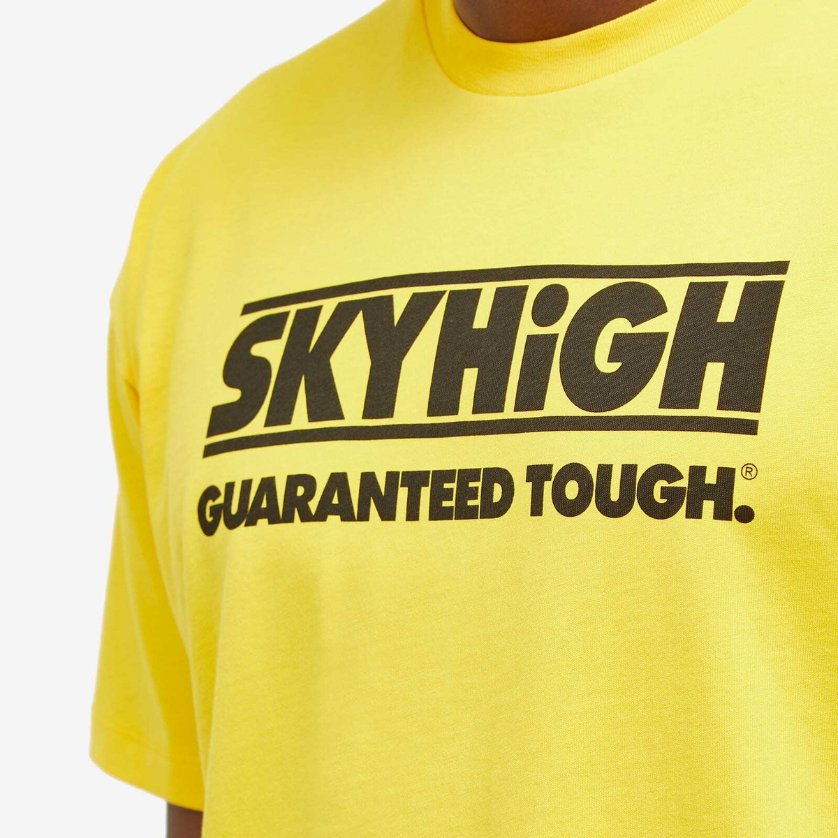 Sky High Farm Men's Construction T-Shirt in Yellow