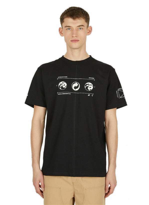 Photo: Upcycled Mycelium Studios T-Shirt in Black