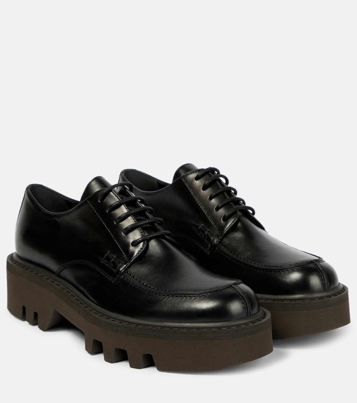 Dries Van Noten Leather platform loafers Dries Van Noten