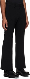ATTACHMENT Black Flared Trousers