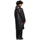 Dries Van Noten Black Shiny Long Coat