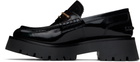 Alexander Wang Black Carter Mid-Heel Lug Loafers