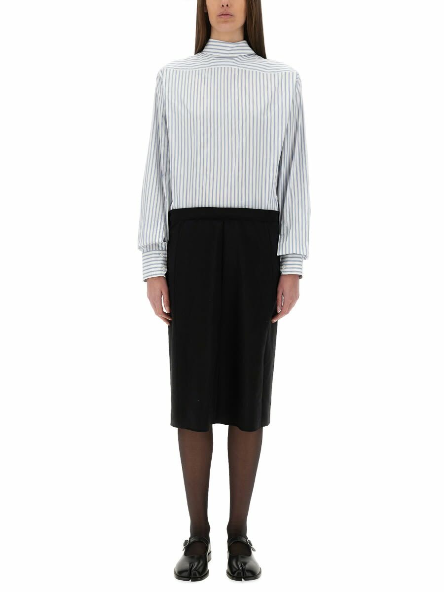 【関税&送料込み】Maison Margiela Inverted Striped Dress-S Maison Margiela Black Lace Dress Maison Margiela