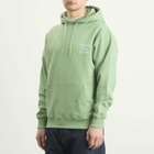 Drôle de Monsieur Men's Calligraphy Slogan Hoodie in Light Green
