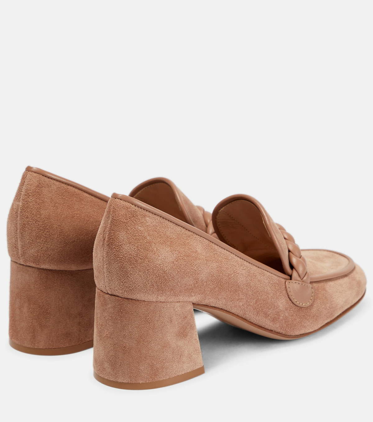 Gianvito Rossi Suede loafer pumps Gianvito Rossi