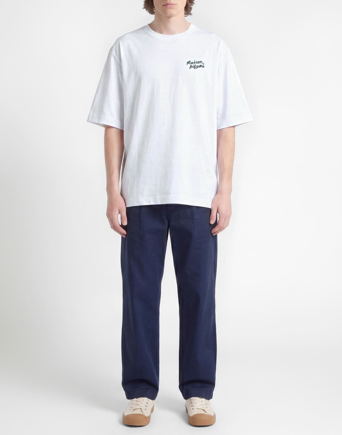 Maison Kitsuné Mens T-shirt in White