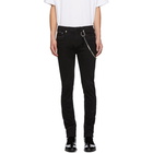 Neil Barrett Black Chain Jeans