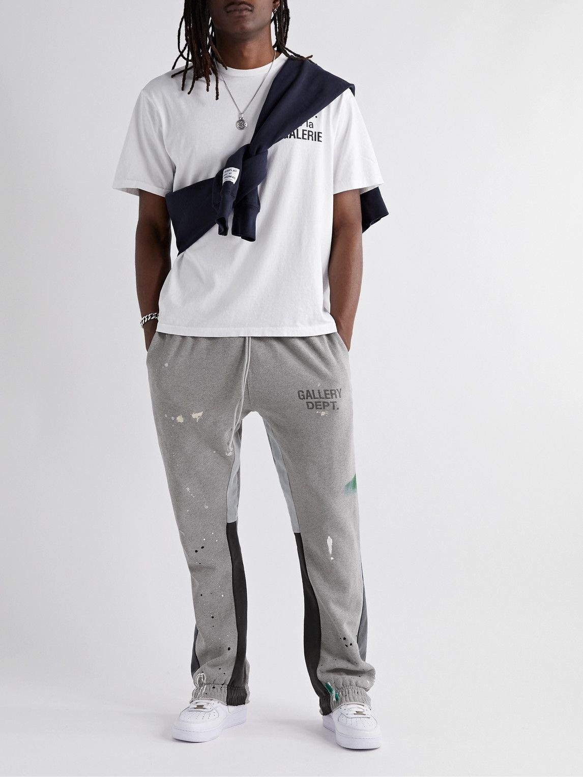 Gallery Dept. Painted Flare Sweatpant 'Grey
