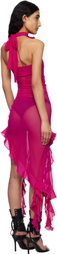Fancì Club Pink 'The Crime' Midi Dress